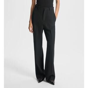 BITE Studios Straight Leg Trousers Black 96% Organic Wool 12